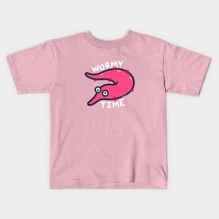 Wormy Time Kids T-Shirt